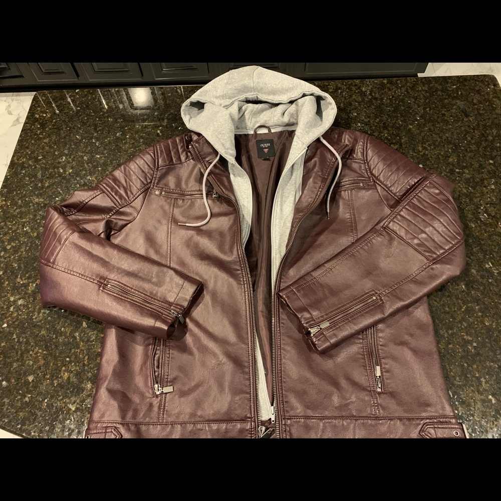Guess Faux Leather Jacket
